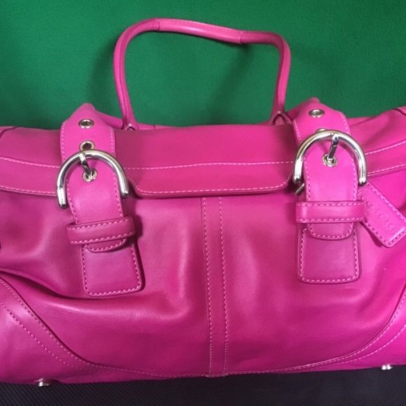 Coach Pink leather handbag - Picture 6 of 6